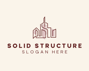 Architectural Building Structure  logo design