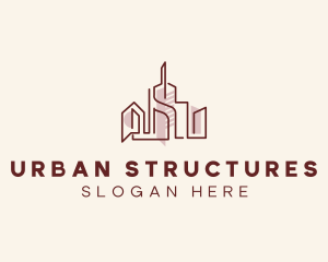 Architectural Building Structure  logo design