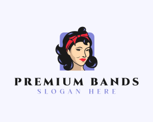 Pinup Model Woman logo
