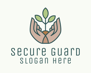 Seedling Hand Garden Logo
