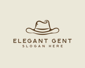 Gentleman Fashion Hat logo design
