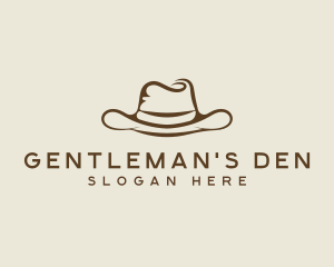 Gentleman Fashion Hat logo design