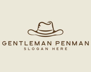 Gentleman Fashion Hat logo design