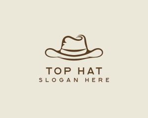 Gentleman Fashion Hat logo design