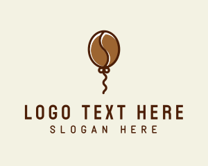 Flying Coffee Balloon  logo