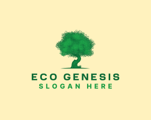 Nature Tree Eco logo design