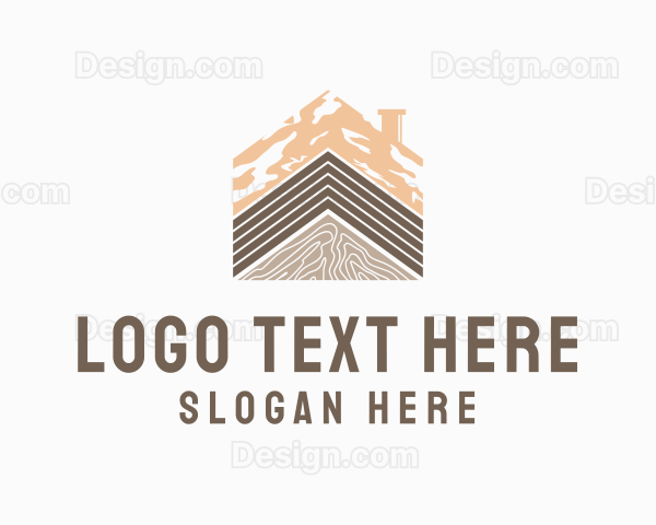 House Flooring Pattern Logo