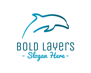 Blue Dolphin logo design