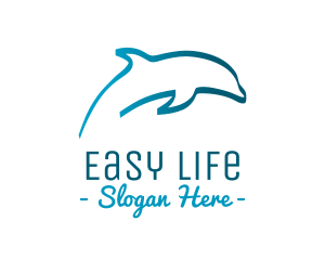 Blue Dolphin logo design