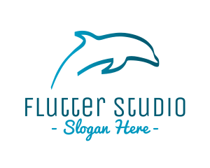 Blue Dolphin logo design