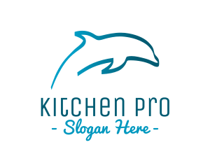 Blue Dolphin logo design