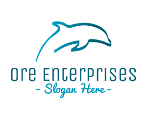 Blue Dolphin logo design