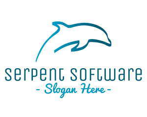 Blue Dolphin logo design