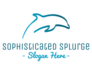 Blue Dolphin logo design