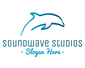 Blue Dolphin logo design