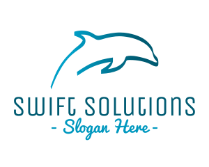 Blue Dolphin logo design