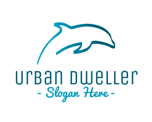 Blue Dolphin logo design