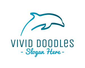 Blue Dolphin logo design