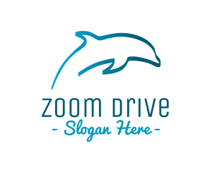 Blue Dolphin logo design