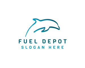 Blue Dolphin logo design