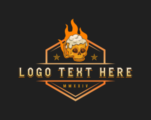 Flaming Skull Beer logo