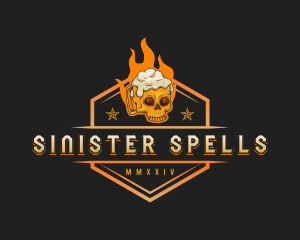 Flaming Skull Beer logo