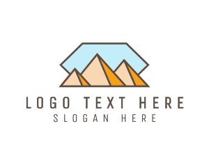 Mountain - Peak Mountain Travel logo design