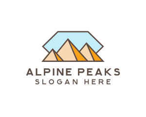 Peak Mountain Travel logo design