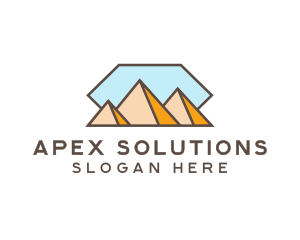 Peak Mountain Travel logo design