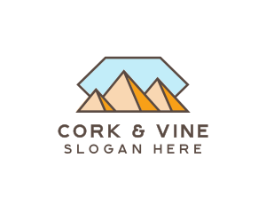 Peak Mountain Travel logo design