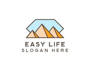 Peak Mountain Travel logo design