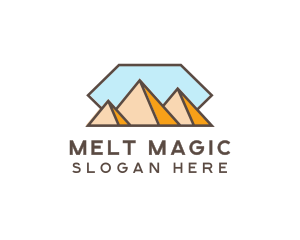 Peak Mountain Travel logo design