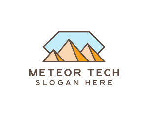 Peak Mountain Travel logo design