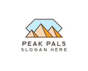 Peak Mountain Travel logo design