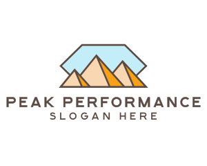 Peak Mountain Travel logo design