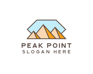 Peak Mountain Travel logo design