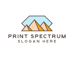 Peak Mountain Travel logo design