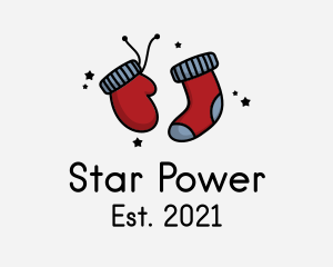 Winter Holiday Socks  logo design