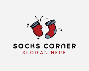 Winter Holiday Socks  logo