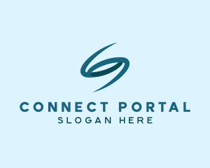 Spiral Portal Letter S logo