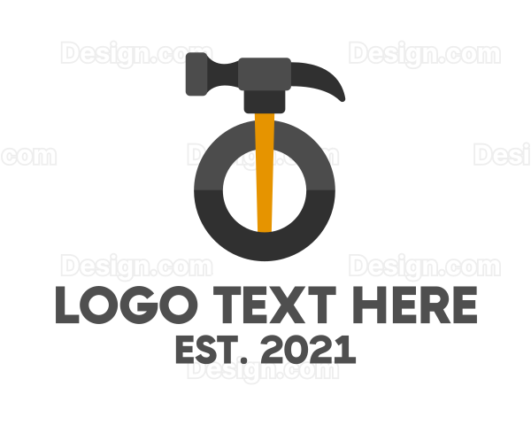 Hammer Handyman Tool Logo