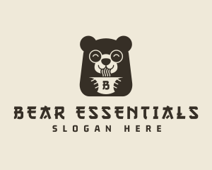 Bear Ramen Bowl logo design