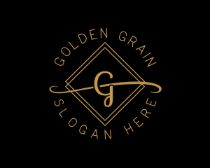 Golden Fashion Tailor logo design