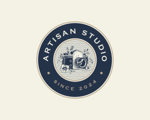 Camera Studio Photography Event logo design