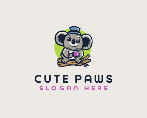 Koala Bush Tea logo design