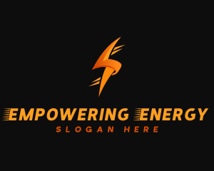 Energy Electricity Thunder logo design