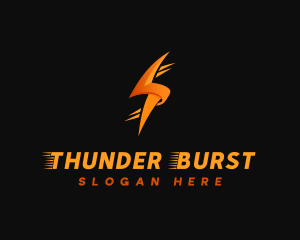 Energy Electricity Thunder logo design