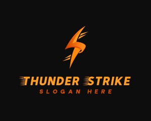 Energy Electricity Thunder logo design