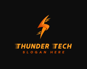 Energy Electricity Thunder logo design