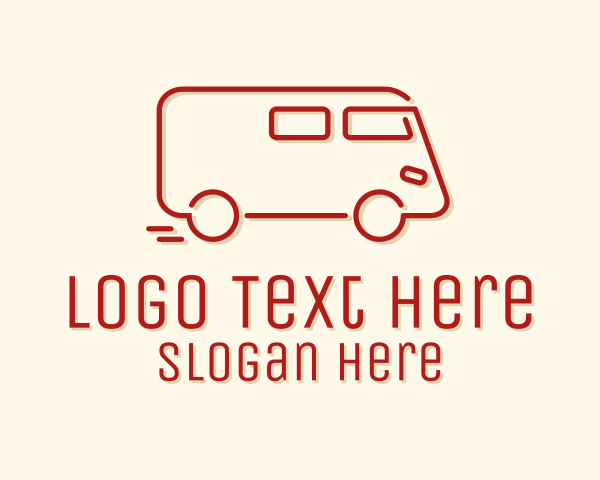 Delivery Van logo example 1